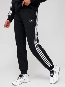 Image of adidas Future Icons 3 Stripes Regular Pants - Black Size XL Women