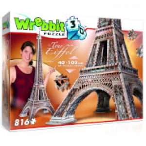 Image of Wrebbit Eiffel Tower 3D Puzzle (816 Pieces)