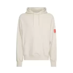 Image of Calvin Klein Jeans Mono Hoodie - Cream