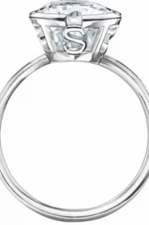 Image of Ladies Thomas Sabo Sterling Silver Size K.5 Ring TR2038-051-14-50