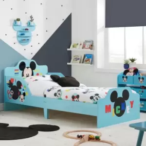 Image of Mickey Mouse Single Bed Blue