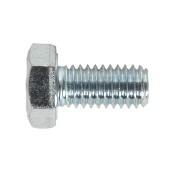 Image of Genuine SEALEY SS612 HT Setscrew M6 x 12mm 8.8 Zinc DIN 933 Pack of 50