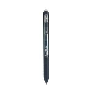 Image of Paper Mate InkJoy Retractable Gel Pen 0.7mm Tip Width 0.35mm Line Width Black Pack of 12 Pens