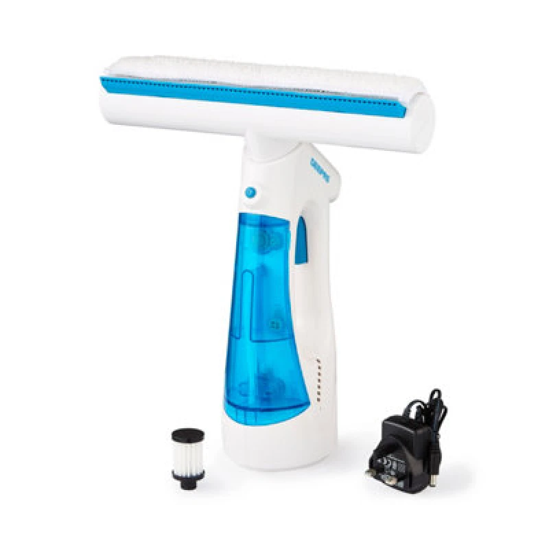 Image of Geepas Cordless Window Vac Rechargeable Vacuum Cleaner Blue unisex