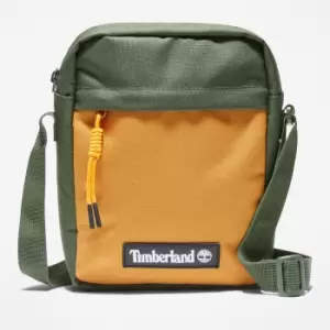 Image of Timberland Crossbody Bag In Yellow Dark Green Unisex, Size ONE