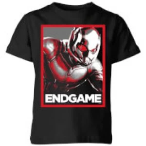 Image of Avengers Endgame Ant-Man Poster Kids T-Shirt - Black - 5-6 Years