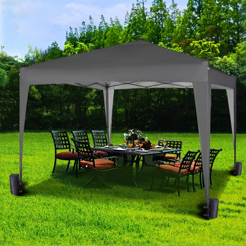 Image of MCC DIRECT Mcc Direct - Mcc 3x3m Pop-up Gazebo Waterproof Outdoor Garden Marquee Canopy ns grey GZ1002