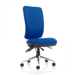 Image of Sonix Chiro High Back No Arms Blue Ref OP000246