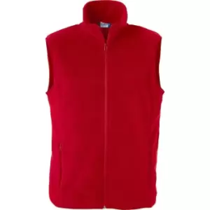 Image of Clique Unisex Adult Basic Polar Fleece Vest Top (L) (Red)