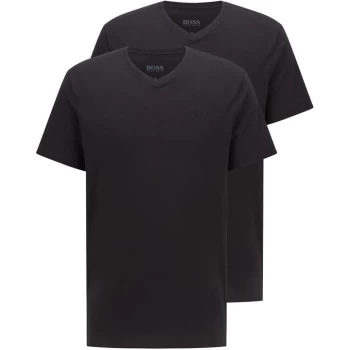 Image of Boss 2 Pack V Neck T Shirt - Black