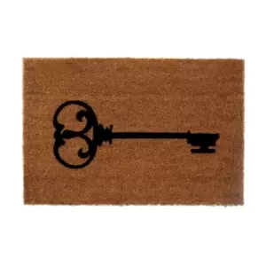 Image of Premier Housewares Natrual Coir Doormat - Key