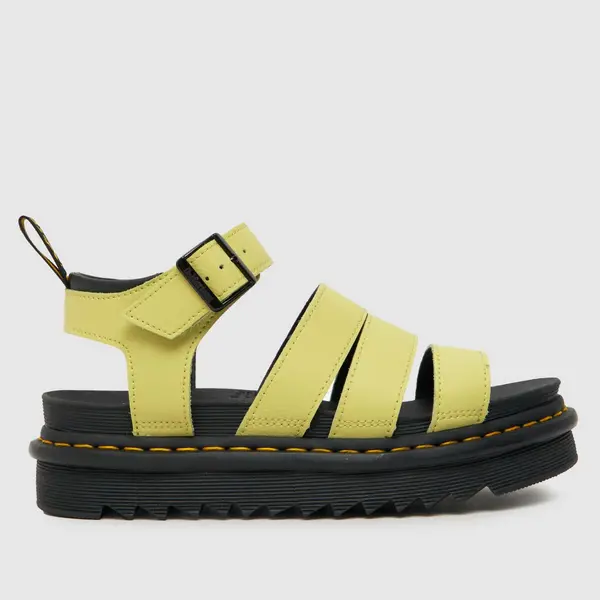 Image of Dr Martens blaire sandals in lime Lime UK 6 (EU 39)