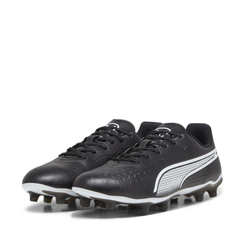 Image of Puma King Match Firm Ground Football Boots - Black 8