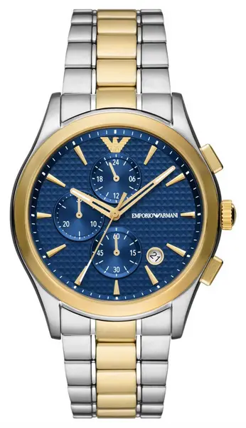 Image of Emporio Armani AR11579 Mens (42mm) Blue Chronograph Dial / Watch