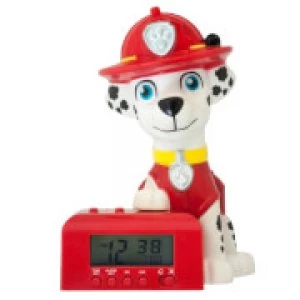 Image of BulbBotz Paw Patrol Marshall Clock