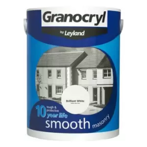 Image of Smooth Masonry Brilliant White 5L - Granocryl