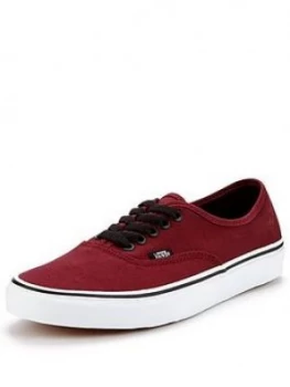 Image of Vans Canvas Authentic - Burgundy/White