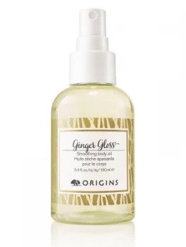 Image of Origins Ginger Gloss Smoothing Body Oil 100ml