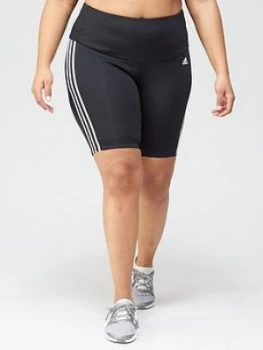 Image of Adidas Plus 3-Stripes Cycling Short - Black