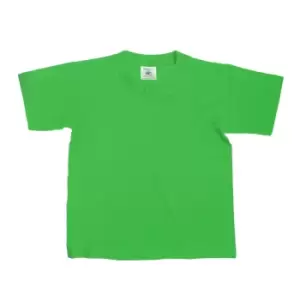 Image of B&C Kids/Childrens Exact 150 Short Sleeved T-Shirt (5-6) (Kelly Green)