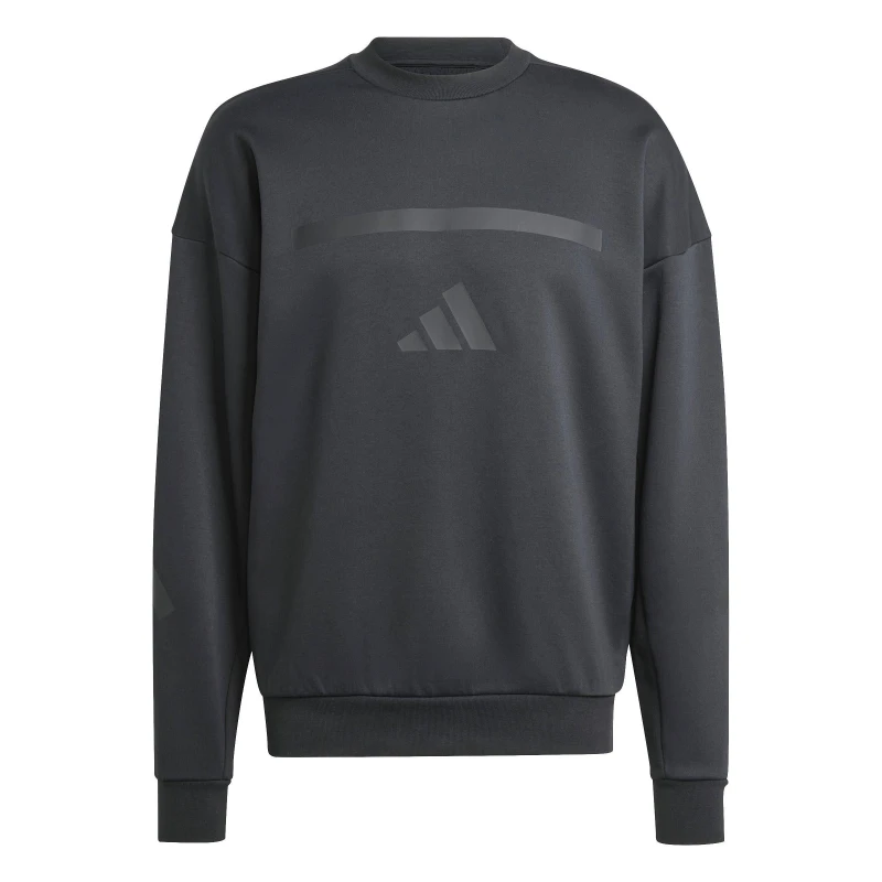 Image of adidas Z.N.E. Crew Sweatshirt Mens Black male XL