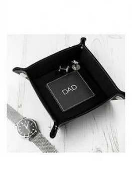 Image of Luxury Black Personalised Valet Tray