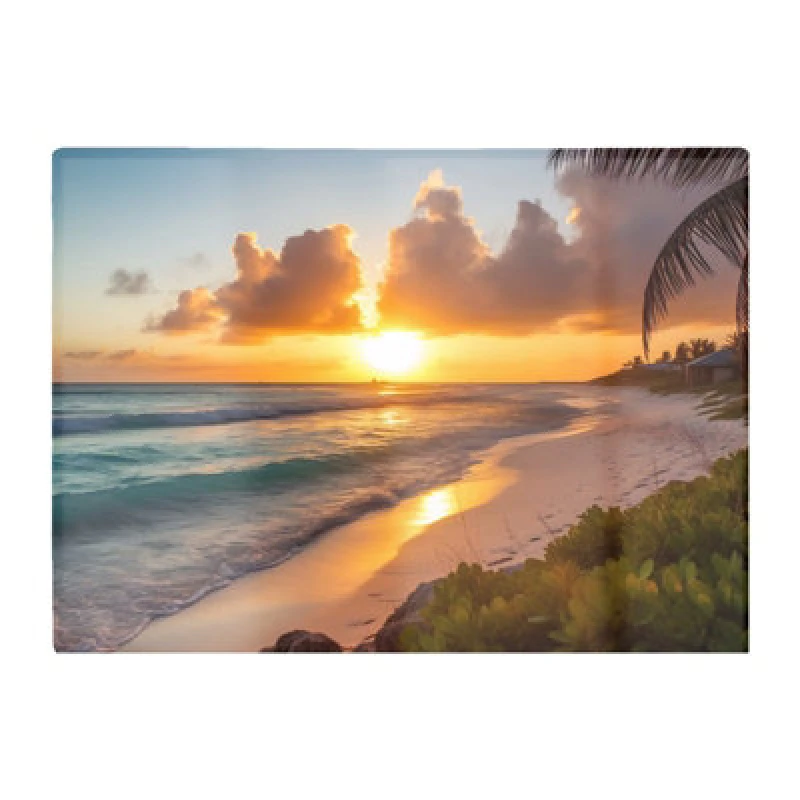 Image of Warren Reed Designer Sunrise On The Beach Chopping Board