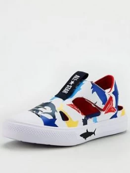 Image of Converse Chuck Taylor All Star Shark Bite Superplay Sandals - White/Multi