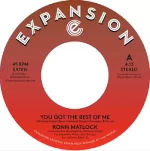 Image of You Got the Best of Me/I Cant Forget About You by Ronn Matlock Vinyl Album