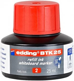 Image of edding BTK 25 Refill Ink For Whiteboard Marker Red