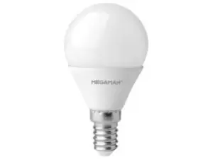 Image of Megaman RichColour 5.5W LED E14/SES Golf Ball Cool White 360° 470lm Dimmable - 142600
