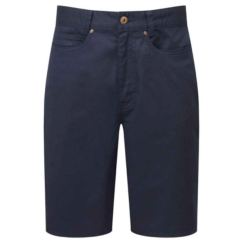 Image of Premier Premier Men Performance Chino Casual Shorts in Navy Size: 34R Navy 34R Male 5063238662995