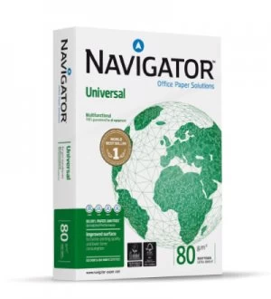 Image of Navigator Universal Paper 80gsm A4 BX10 reams