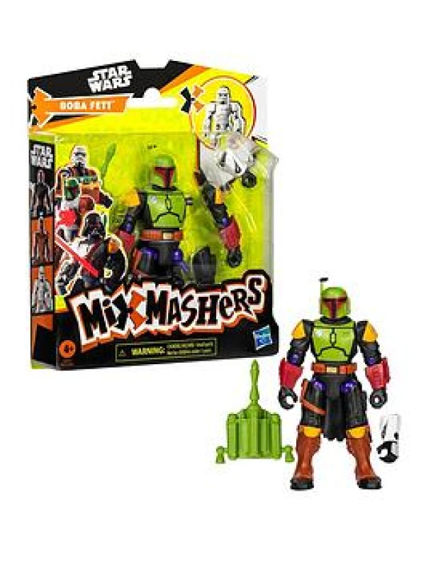 Image of Star Wars MixMashers Boba Fett Custom Mix-And-Match Action Figure & Accessories