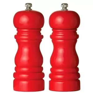 Image of Red High Gloss Salt and Pepper Set