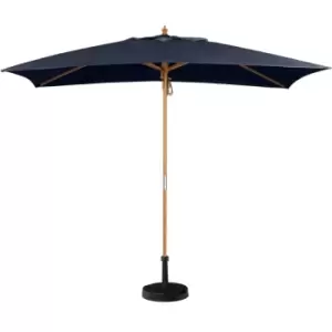 Image of Harbour Lifestyle Kratos 3M X 2M Wooden Parasol - Navy