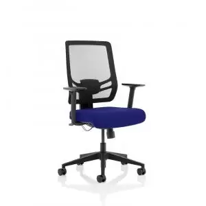 Image of Ergo Twist Bespoke Fabric Seat Stevia Blue Mesh Back KCUP1894