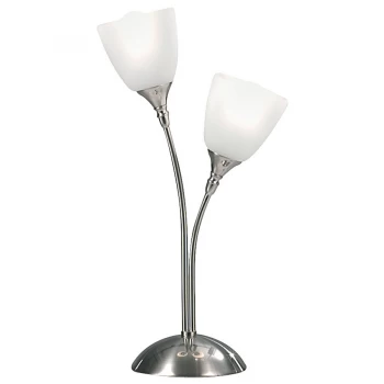 Image of Village At Home Nottingham Table Lamp - Chrome