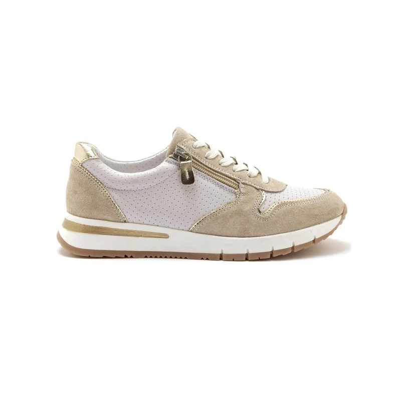 Image of Pediconfort Womens zipped sneakers Pediconfort Beige Female 37