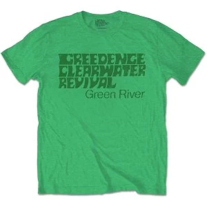 Image of Creedence Clearwater Revival - Green River Unisex Medium T-Shirt - Green