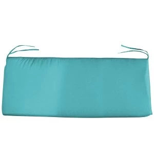 Image of Charles Bentley Small Bench Seat Cushion - Teal