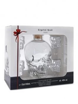 Image of Crystal Head Gift Pack With 4 Shot Glasses