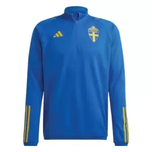 Image of 2022-2023 Sweden Training Top (Glory Blue)