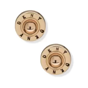 Image of Ladies DKNY Logo Earrings