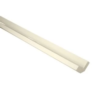 Image of Cooke Lewis High Gloss Cream Wall corner post H720mm W37mm