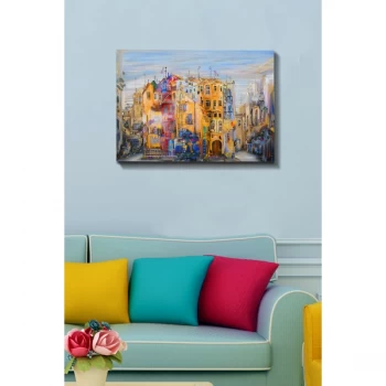 Image of Kanvas Tablo (50 x 70) - 155 Multicolor Decorative Canvas Painting