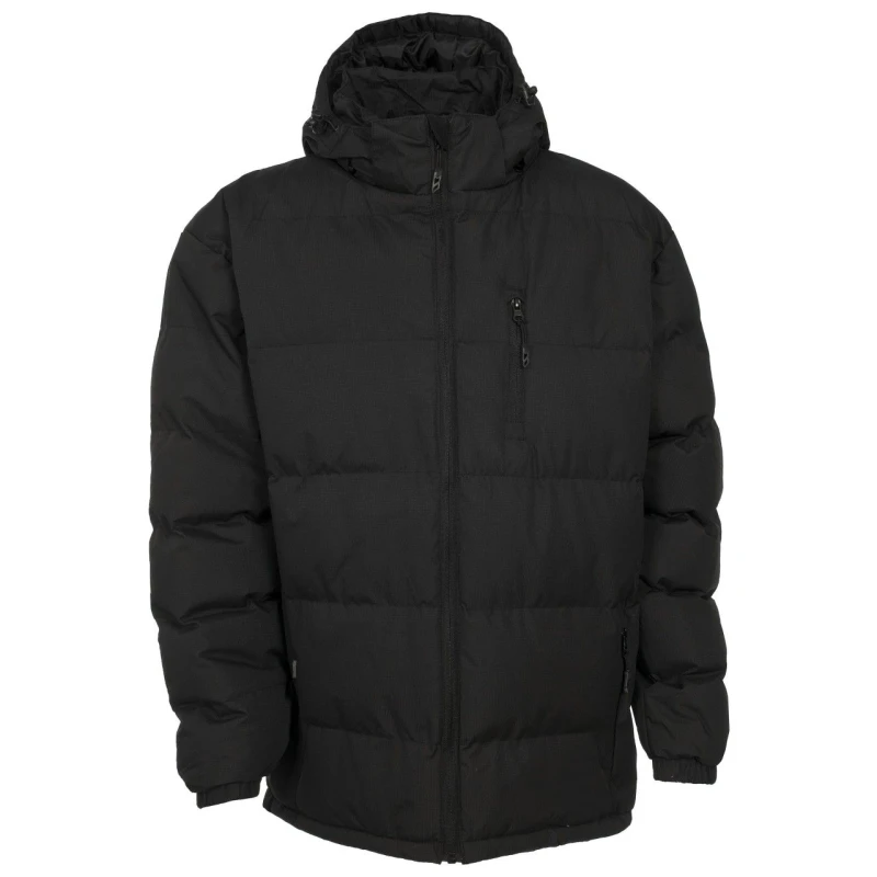 Image of Trespass Trespass Men Clip Padded Jacket in Black Size: Small Black S Male 5054752060930