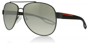 Image of Prada Sport PS55QS Sunglasses Grey Rubber TIG2B0 62mm