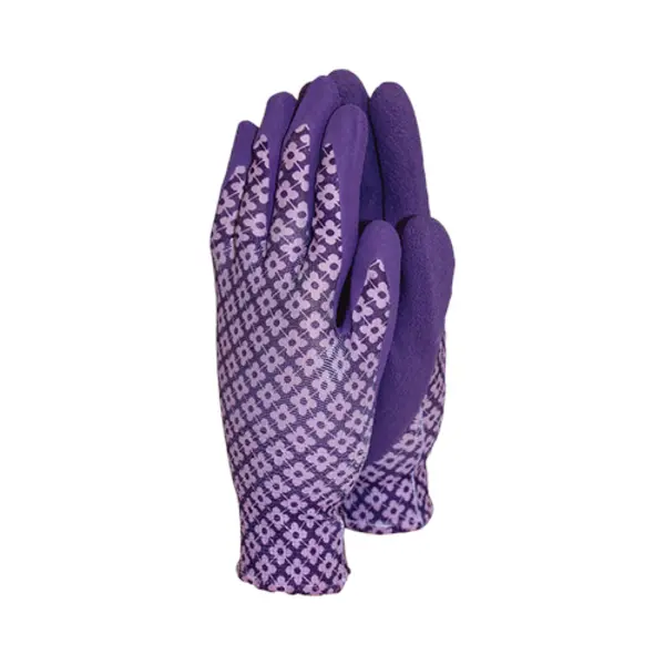 Image of Town & Country Flexigrip Gloves Purple Medium