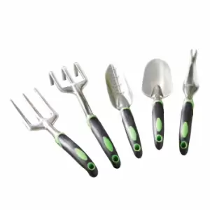 Image of Gardenkraft 5 Piece Garden Tool Set - Green